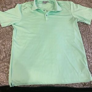 Ping light green collared shirt